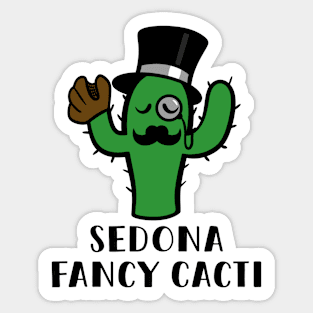 Sedona Fancy Cacti - Minorest League Baseball Sticker